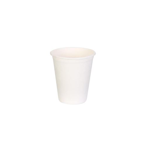 Paris Prix - Lot De 10 Gobelets canne à Sucre 25cl Blanc