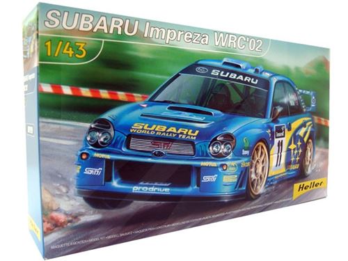 Subaru Impreza Wrc 02 1/43 (accessoires Colle Peinture Inclus) Heller