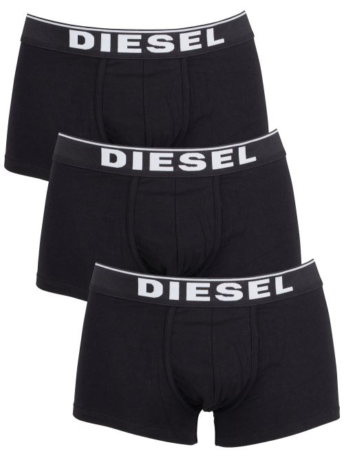 Diesel Homme Pack de 3 troncs, Noir