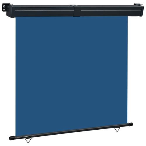 vidaXL Auvent latéral de balcon 160x250 cm Bleu