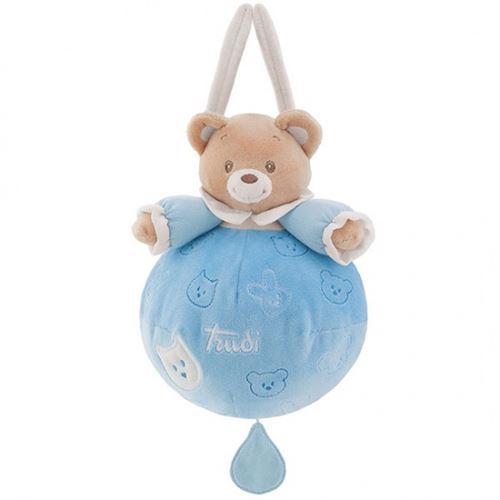 Trudi Bear Music Câlin bébé 20 cm Bleu