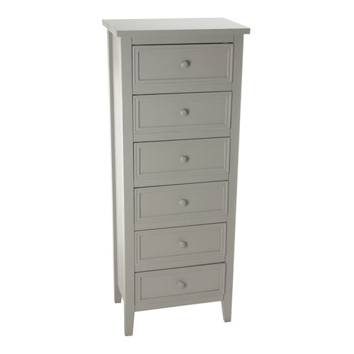 Atmosphera - Chiffonnier Charme - 6 Tiroirs - Taupe