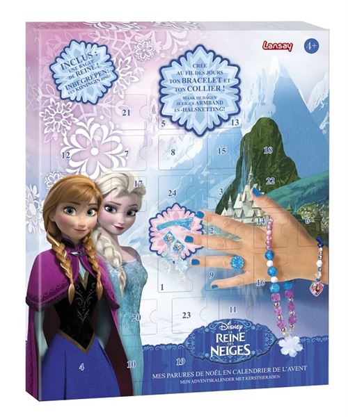 Reine des neiges mes parures de Noel en calendrier de l'avent