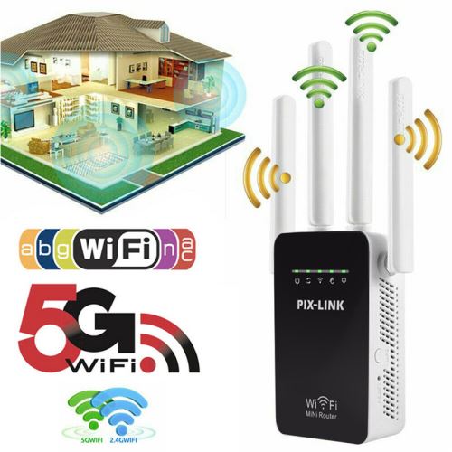 Non Communiqué 300 Mbps Wifi Range Extender, Répéteur Sans Fil, Amplificateur De Signal Sans Fil Double Bande