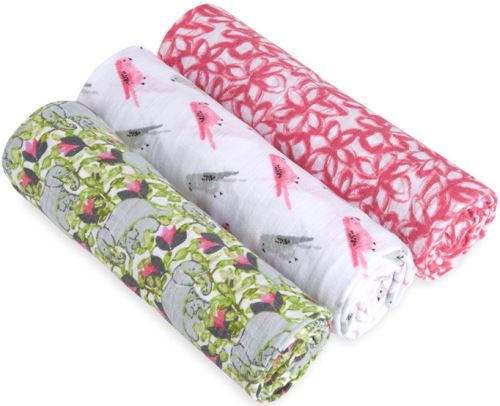 Coffret 3 Maxi langes mousseline PARADISE COVE