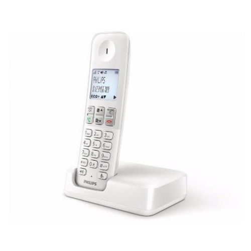 Téléphone Sans Fil Philips D2501W/34 1,8 500 mAh GAP Blanc