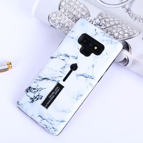Galaxy Note9 Coque Protection Plastique Marbré Gris Als90716