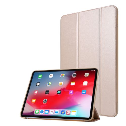 Etui en PU + TPU triple or rose pour votre Apple iPad Pro 11 pouces (2020)