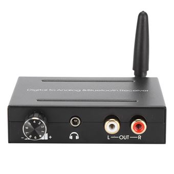 CLE WIFI / BLUETOOTH GENERIQUE Convertisseur audio numérique-analogique  signal coaxial à fibre optique jack stéréo 3,5 mm