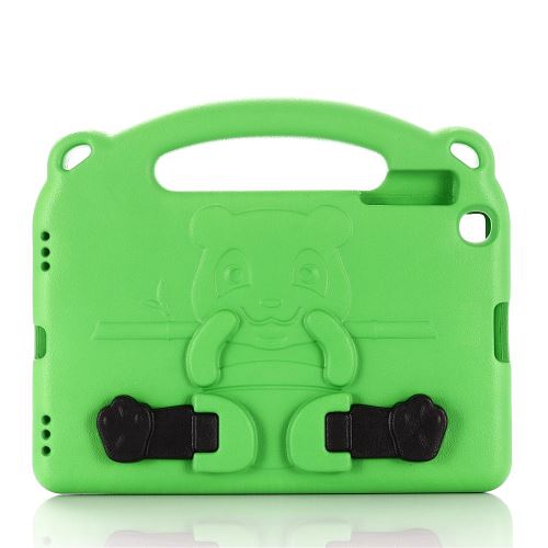 Coque en TPU style panda antichoc EVA avec béquille vert pour votre Samsung Galaxy Tab A 10.1 (2019) SM-T510/T515