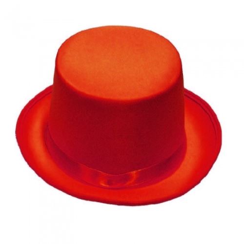 Rubie's chapeau haut-de-forme unisexe rouge
