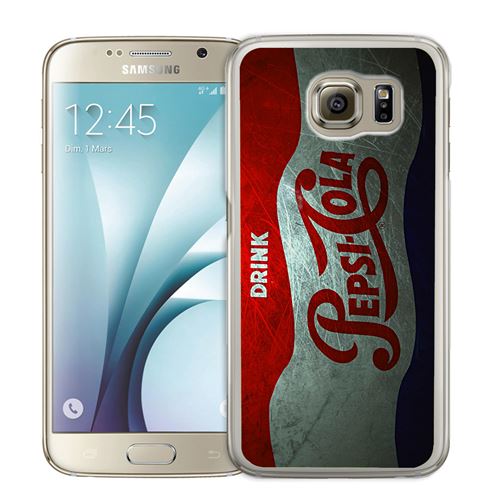 Coque pour Samsung Galaxy S7 pepsi vintage