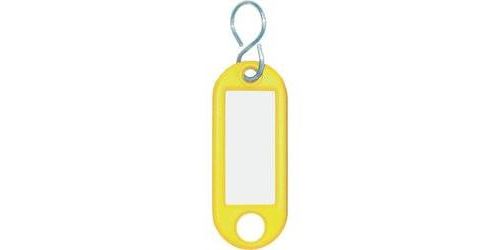 Porte-clef WEDO Classics jaune 10 pc(s)