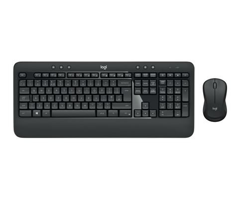 Logitech Blanc 920-008679 Clavier Souris Incluse Universel Rf Sans Fil Qwerty Italien Noir, - Très Bon État - Image 5