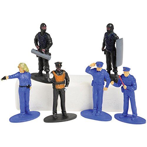Figurines US Toy Police (12 pièces)