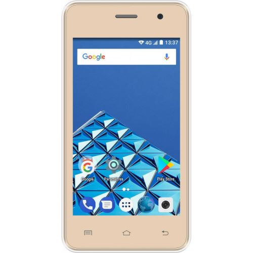 Konrow easy one - smartphone android - 4g - ecran 4'' - double sim - 8go, 1go ram - or