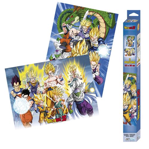 ABYstyle - Dragon Ball - Set 2 Chibi Posters - Groupes (52x38)