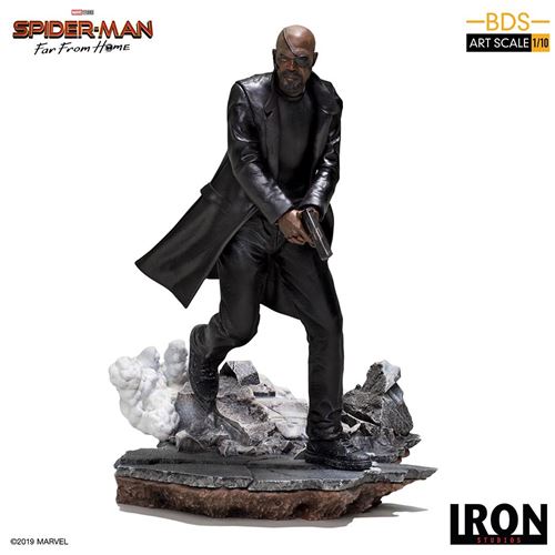 Figurine Bds Art Scale 1/10 Spider-Man Far From Home Nick Fury