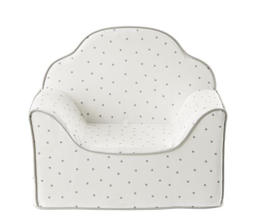 25 Sur Vertbaudet Fauteuil En Mousse Nuage Gris Clair Tu Fauteuils Enfant Achat Prix Fnac