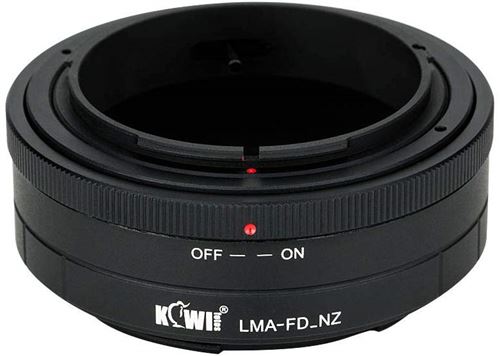 Kiwifotos LMA-FD_NZ Adaptateur de Monture d'objectif en métal pour objectifs Canon FD sur Monture Nikon Z