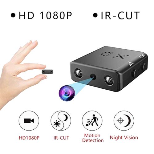 HD 1080P Mini caméra de sécurité Cam DVR de vision nocturne infrarouge de détection de mouvement AFSXT168