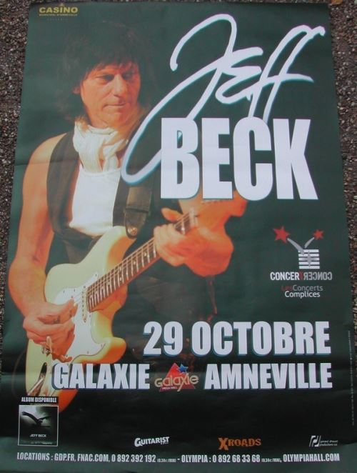 Jeff BECK - 80x120 cm - AFFICHE / POSTER