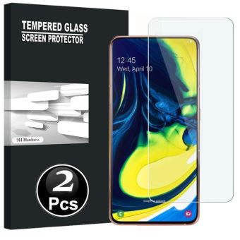Vitre protection ecran pour Samsung Galaxy A51 Verre trempé incassable lot  de [X2] Tempered Glass