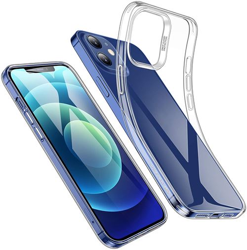 Advansia Coque de protection pour Apple iPhone 12 Pro Silicone Transparent