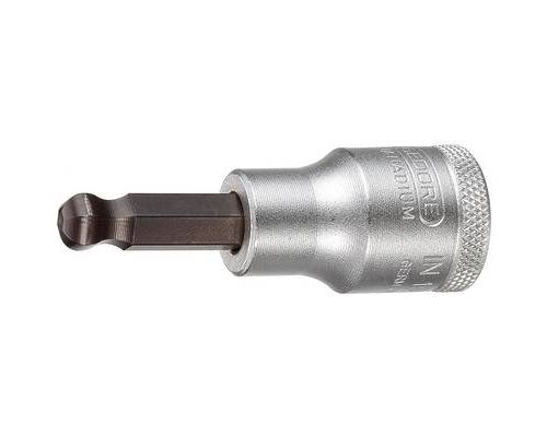 Gedore 2219336 Screwdriver Bit 1/2" ball head Internal Hexagon 6 mm