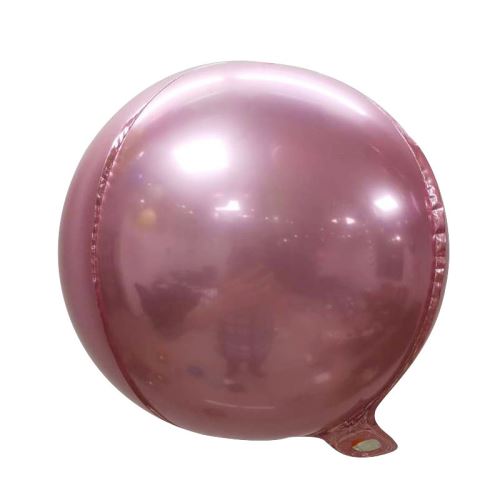 10 pcs Ballons en Aluminium 10 Pouces pour Noël Soirée Maison Jardin Fete Mariage - Rose
