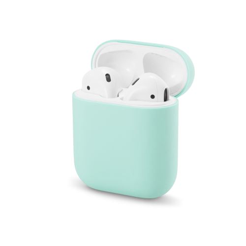 Coque en silicone WISETONY épais et souple antichoc pour Apple AirPods - Vert clair