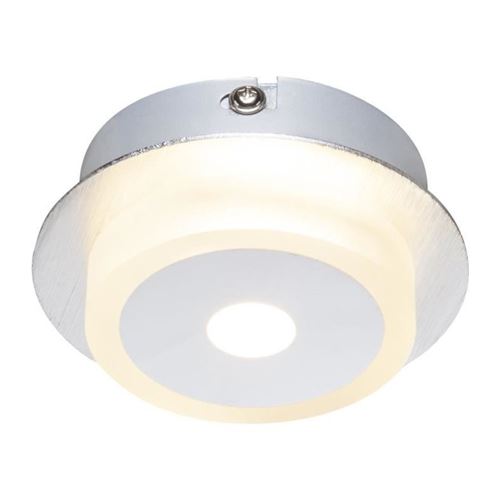 Globo applique aluminium l10 x l10 x h4 cm- chrome globo lighting 41112-1