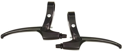 Saccon jeu de poignées de frein V-brake 4 doigts aluminium noir