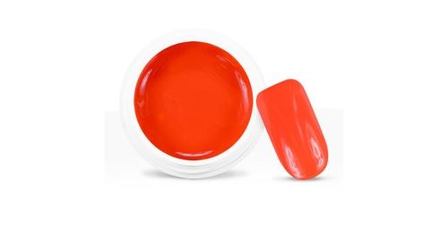 Gel uv / led couleur néon orange corail - 5 ml