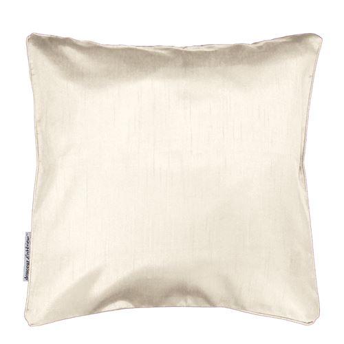 Housse de coussin +encart 40 x 40 cm shantung uni shana Naturel