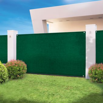 Brise vue haute densité vert 2 x 10 m 300 gr/m² qualité pro - Accessoires  mobilier de jardin - Achat & prix