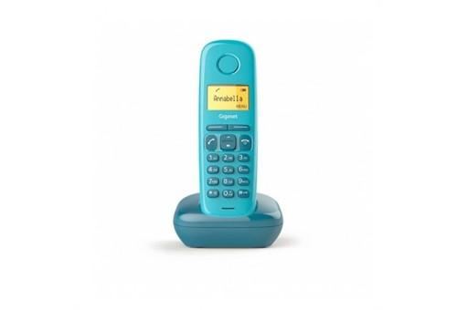 Téléphone fixe sans fil Gigaset A170 Bleu 50 numéros Agenda / 10 tons