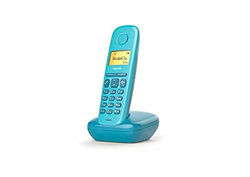 Téléphone fixe sans fil Gigaset A170 Bleu 50 numéros Agenda / 10 tons -  Téléphone filaire - Achat & prix