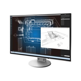 EIZO FlexScan EV2456-WT - Écran LED - 24.1" - 1920 x 1200 - IPS - 350 cd/m² - 1000:1 - 5 ms - HDMI, DVI-D, VGA, DisplayPort - haut-parleurs - blanc