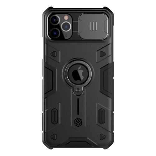Coque en TPU camshield armor hybride avec béquille noir pour votre Apple iPhone 11 Pro Max 6.5 pouces
