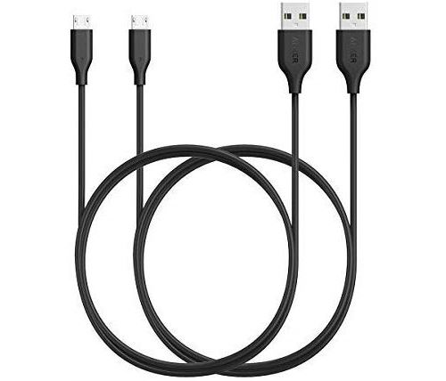 Lot de 2 Powerline Câbles Micro USB de 90 cm