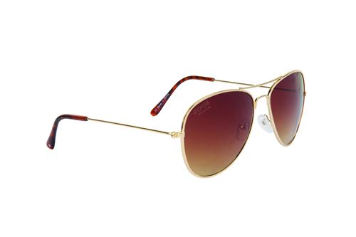 Cool Eyewear lunettes de soleil pilote unisexe cat.3 or/brun (018)