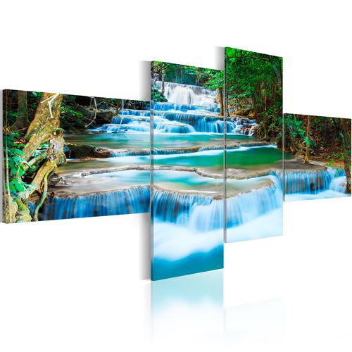 Tableau | Torrent | 100x45 | Paysages | Forêt |