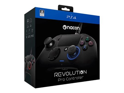NACON REVOLUTION Pro - Manette de jeu - 9 boutons - sans fil, filaire - pour Sony PlayStation 4