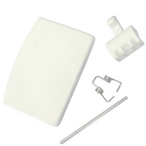 Poignée de hublot blanche Lave-linge 481949869247 WHIRLPOOL, LADEN, RADIOLA, IGNIS - 52356