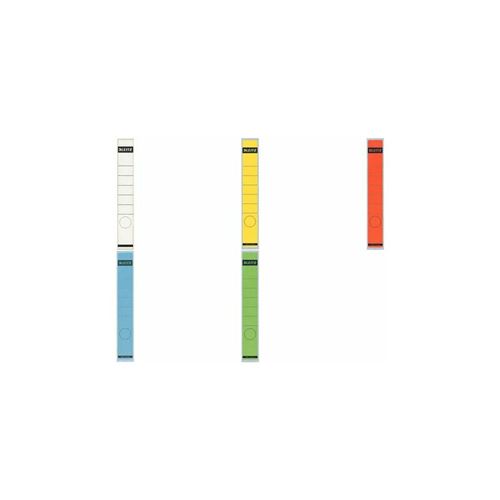 Leitz Etiquette Pour Dos De Classeur, 39 X 285 Mm, Rouge