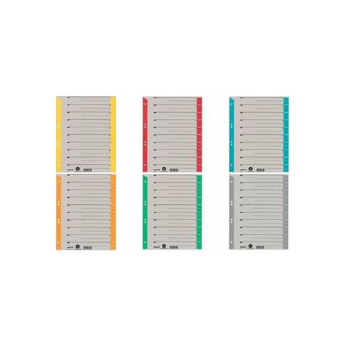 Leitz Feuilles de séparation A4 extra large carton kraft /m² Les onglets vierges peuvent être - vue 2