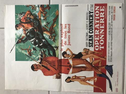 James Bond 007 - Opération Tonnerre AFFICHE CINEMA ORIGINALE  - N/A reconditionné disponible sur Fnac