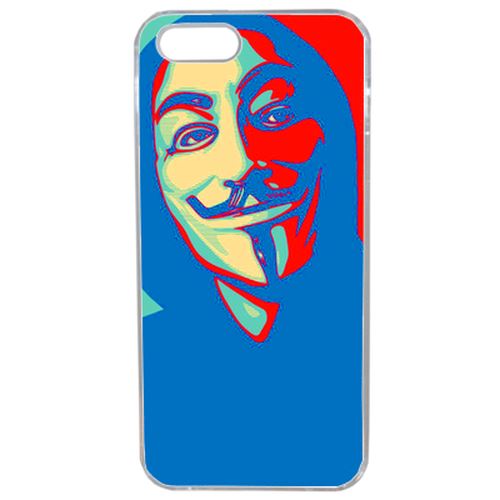 Coque Anonymous 2 Compatible Iphone 5s Transparent