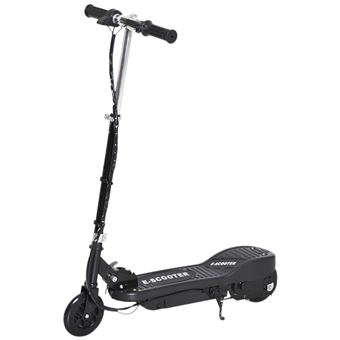 Trottinette électrique pliable enfant 7-14 ans - hauteur réglable - 120W 24V max. 12 Km/h - métal PP noir - 1